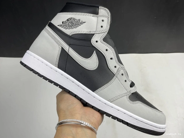 Rep Onekick White Grey 1 555088-035 Jordan Air Smoke Light High Black Retro 0608